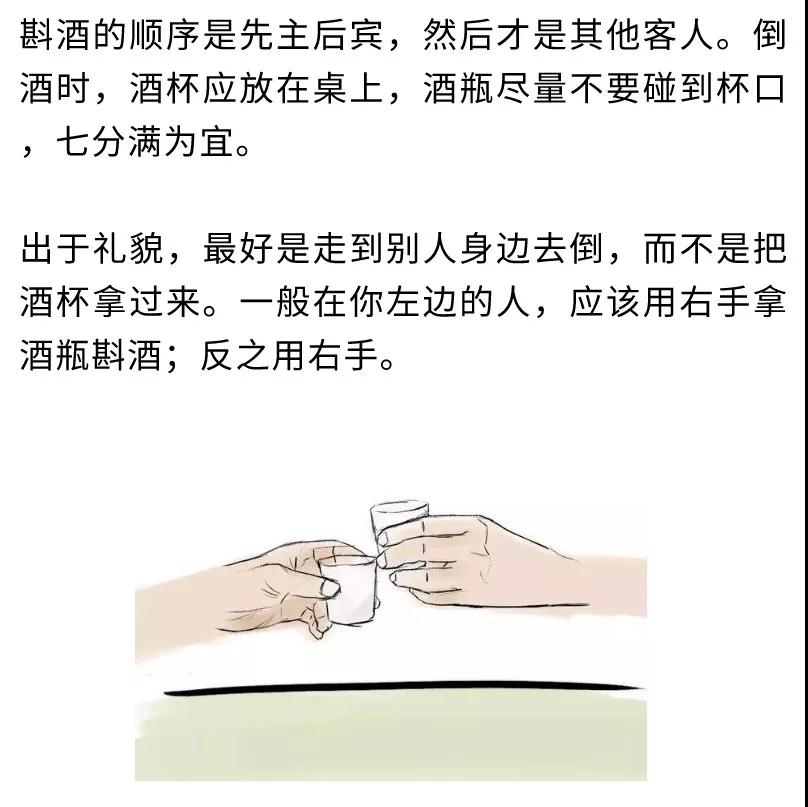 不喝酒也要懂的酒桌礼仪，速度收藏！(图2)